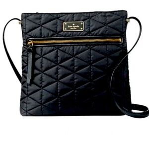 Kate Spade Crossbody Purse - Black Quilted